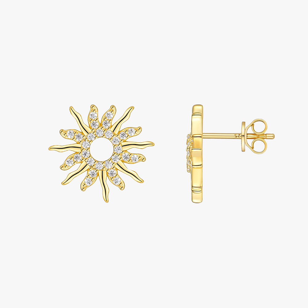 Flory Earrings - 18K Gold