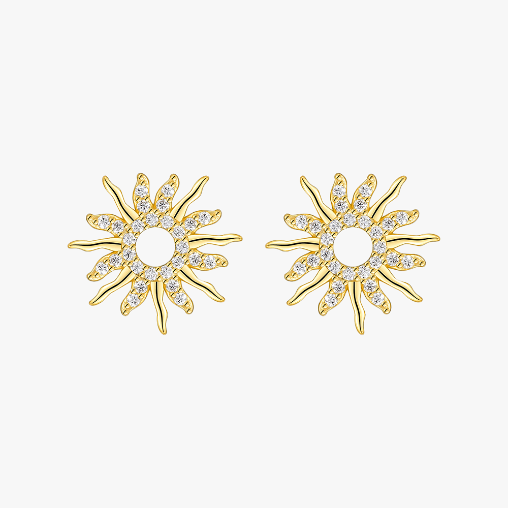 Flory Earrings - 18K Gold