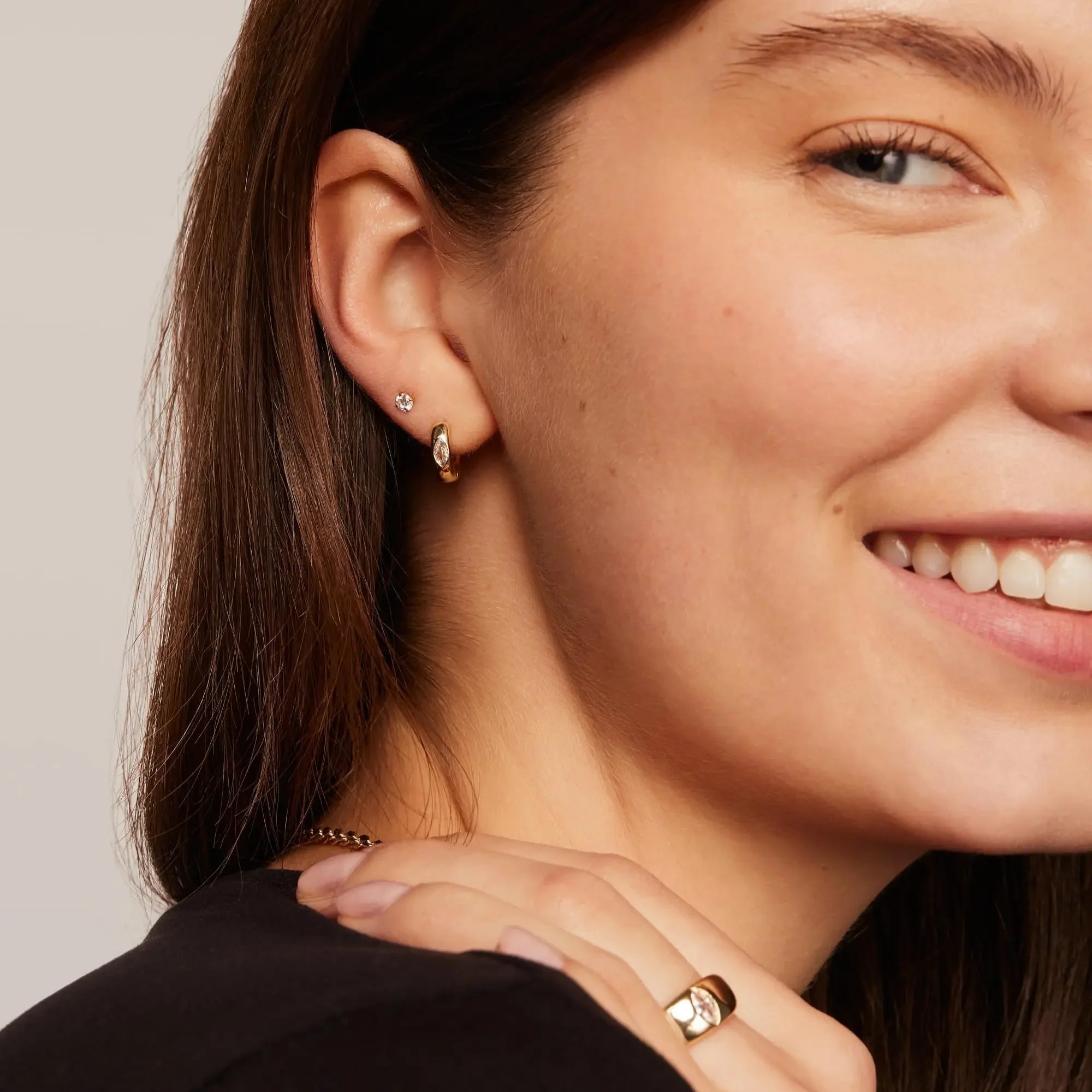Sicona Earrings - 18K Gold