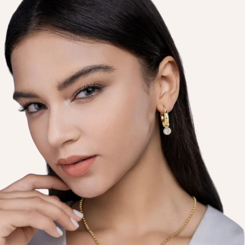 Sana Earrings - 18K Gold