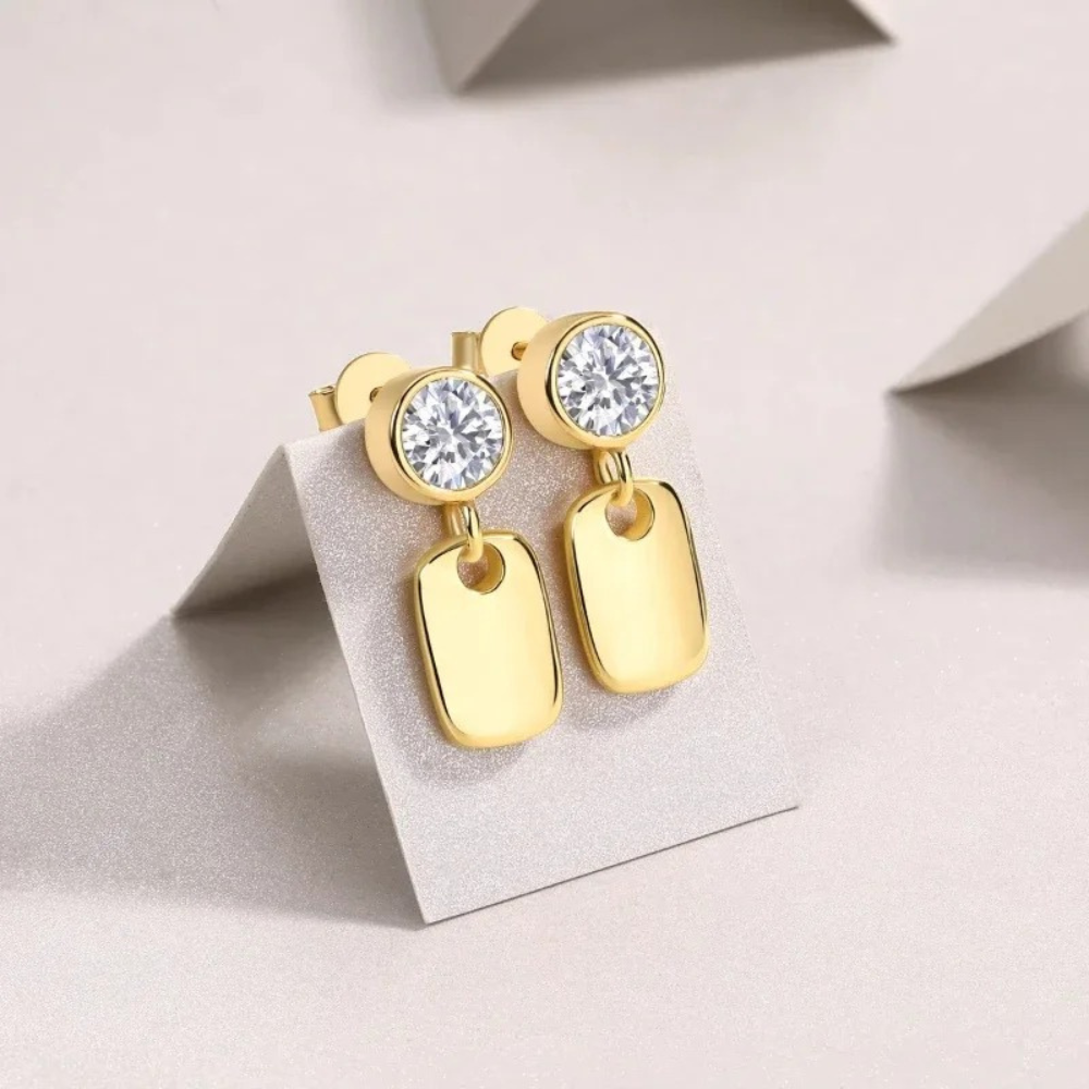 Mira Earrings – 18K Gold