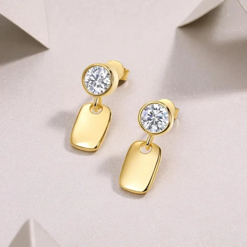 Mira Earrings – 18K Gold