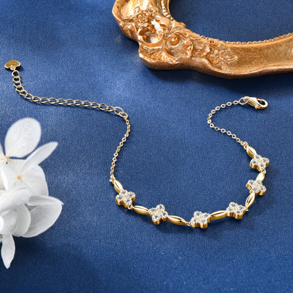Flora Bracelet – 18K Gold