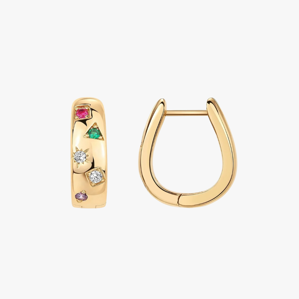 Cayla Earrings - 18K Gold