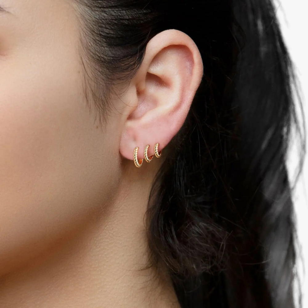Noor Earrings – 18K Gold