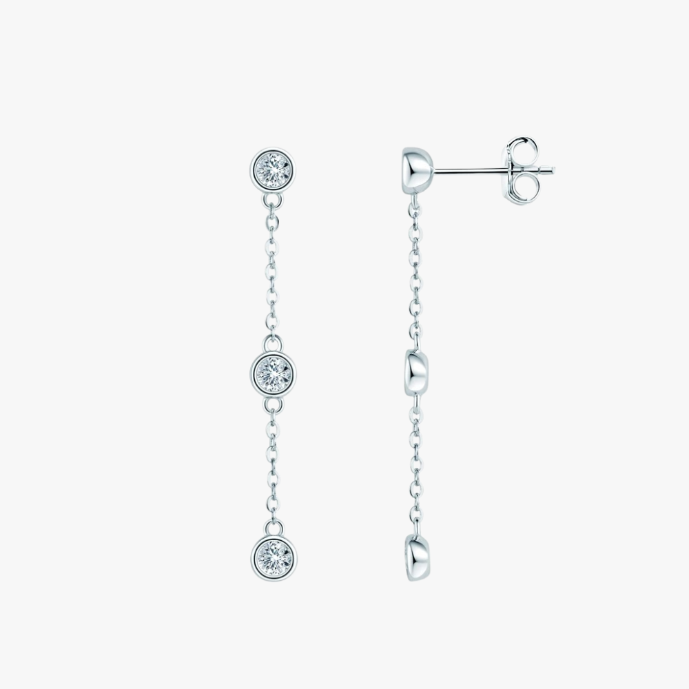Elira Earrings – Silver