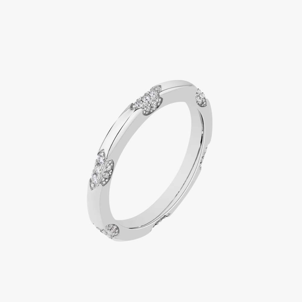 Dahlia Ring – Silver