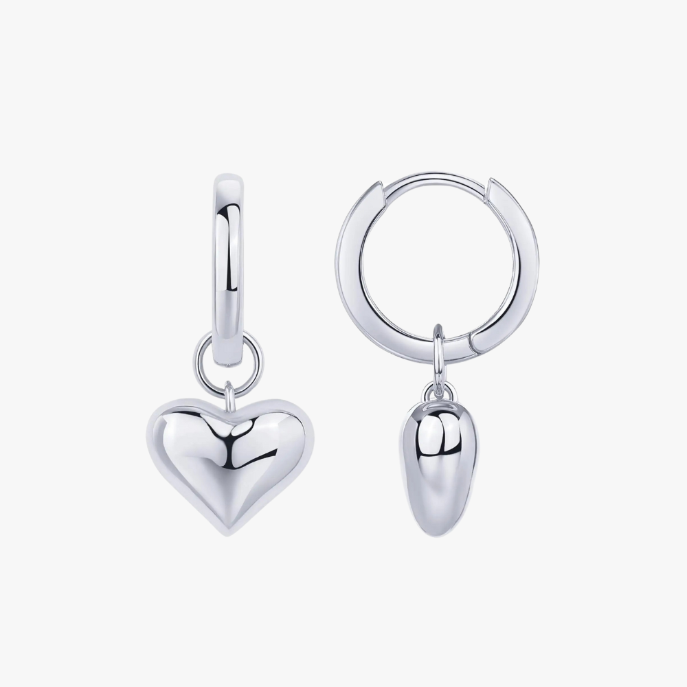 Luva Earrings - Silver