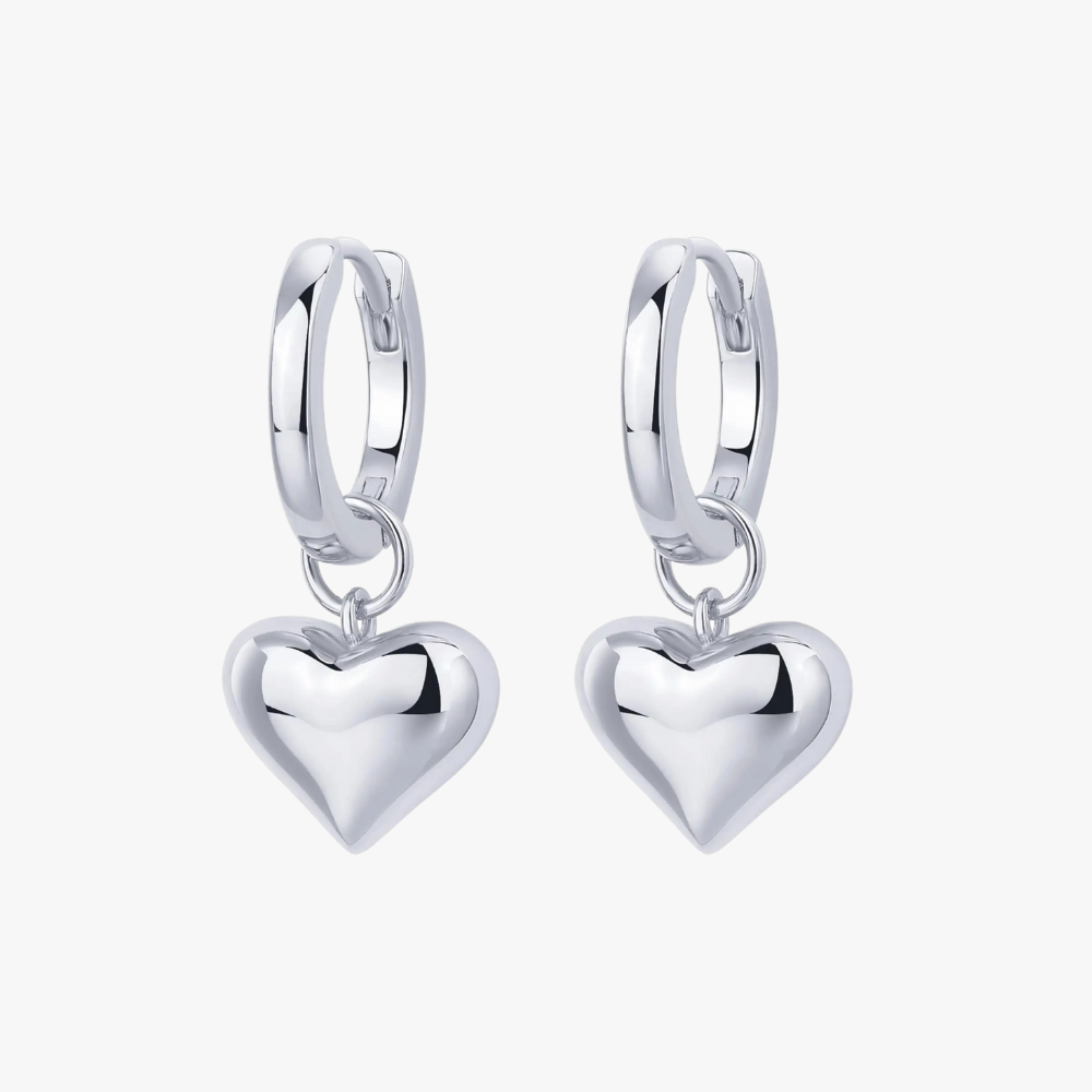 Luva Earrings - Silver
