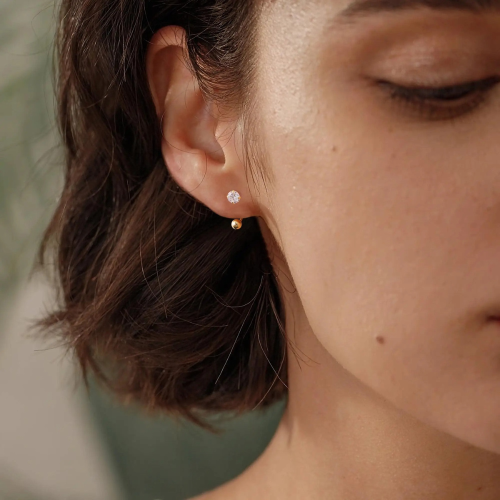 Lina Earrings - Silver