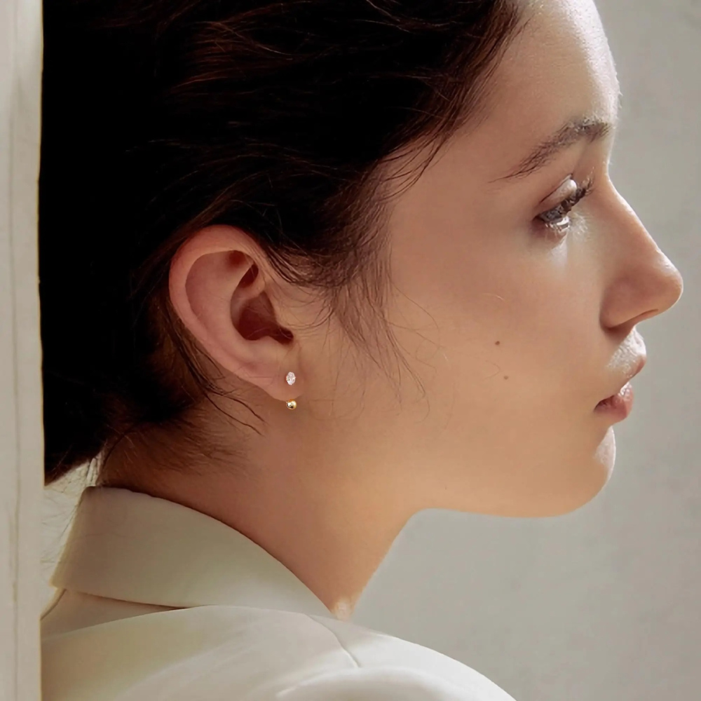 Lina Earrings - Silver